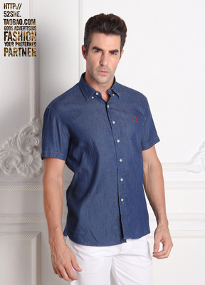 淘寶服裝平鋪拍攝男裝短袖T恤襯衫襯衣攝影服務 掛拍產品網(wǎng)拍 外籍男模T恤外套夾克正裝拍攝攝影